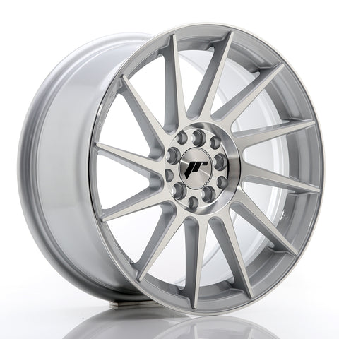 JR Wheels JR22 17x8 ET35 4x100/114 Cara Mecanizada Plata