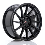 JR Wheels JR22 17x8 ET35 5x100/114 Negro Brillante