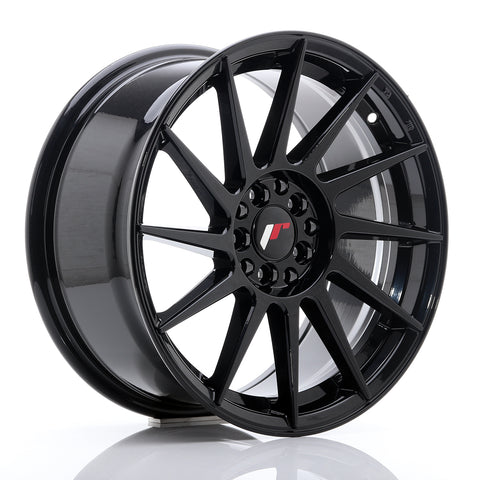 JR Wheels JR22 17x8 ET35 5x100/114 Negro Brillante