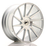 JR Wheels JR22 18x8.5 ET20-40 BLANK Cara mecanizada plateada