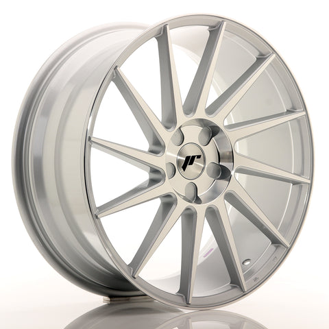 JR Wheels JR22 20x8.5 ET40 5H BLANK Cara mecanizada plateada