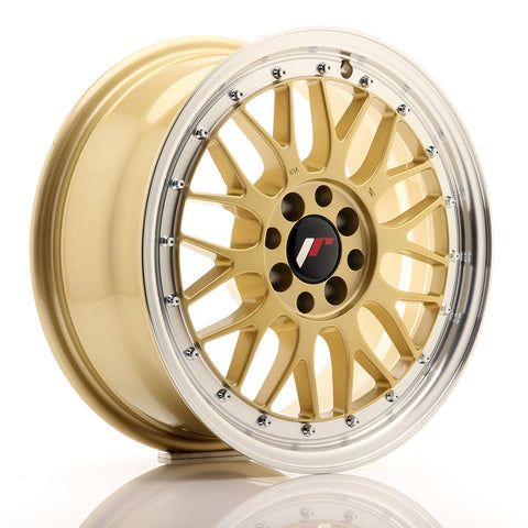 JR Wheels JR23 16x7 ET40 4x100/114.3 Dorado con labio mecanizado