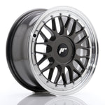 JR Wheels JR23 16x7 ET20-45 BLANK Hyper Grey con borde mecanizado