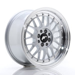 JR Wheels JR23 16x8 ET35 4x100/114.3 Hyper Silver con borde mecanizado