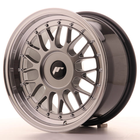 JR Wheels JR23 16x8 ET20-45 BLANK Hyper Black con borde mecanizado