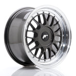 JR Wheels JR23 16x8 ET20-45 BLANK Hyper Grey con borde mecanizado