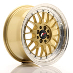 JR Wheels JR23 16x8 ET20 4x100/108 Dorado con labio mecanizado