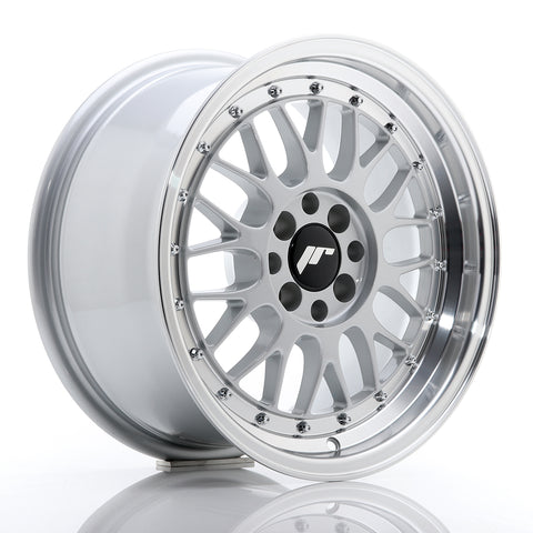 JR Wheels JR23 16x8 ET20 4x100/108 Hyper Silver con borde mecanizado