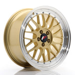 JR Wheels JR23 17x8 ET35 5x100 Dorado con labio mecanizado