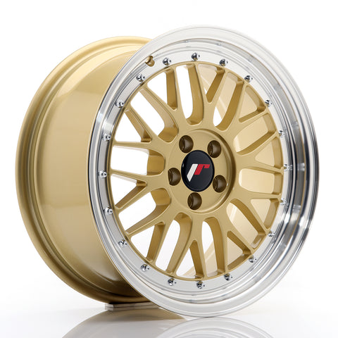 JR Wheels JR23 17x8 ET35 5x100 Dorado con labio mecanizado