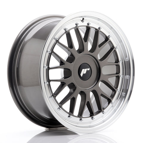 JR Wheels JR23 17x8 ET20-45 BLANK Hyper Grey con borde mecanizado