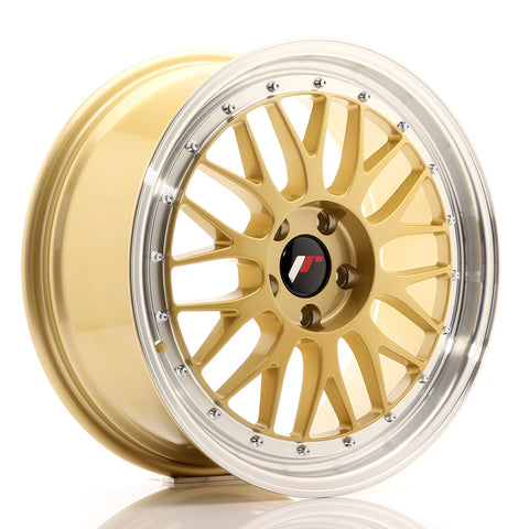 JR Wheels JR23 18x8 ET40 5x112 Dorado con labio mecanizado