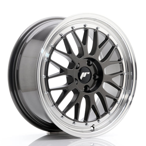 JR Wheels JR23 18x8 ET40 5x112 Hyper Grey con borde mecanizado