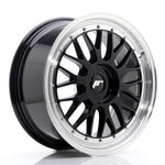 JR Wheels JR23 18x8 ET30-45 BLANK Negro brillante con borde mecanizado