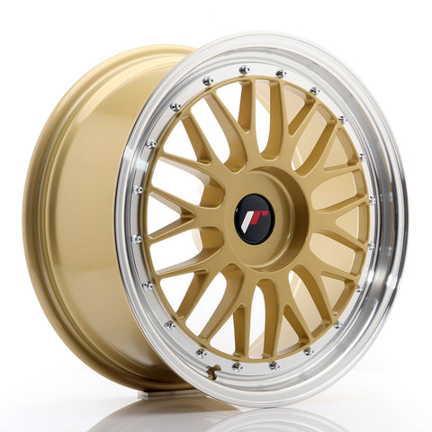 JR Wheels JR23 18x8 ET30-45 BLANK Dorado con borde mecanizado