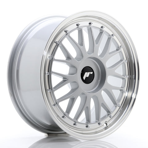 JR Wheels JR23 18x8 ET30-45 BLANK Hyper Silver con borde mecanizado