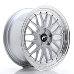 JR Wheels JR23 18x8.5 ET25-48 5H BLANK Hyper Silver con borde mecanizado