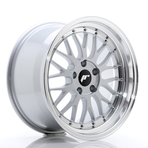 JR Wheels JR23 18x9.5 ET25 5x120 Hyper Silver con borde mecanizado