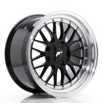 JR Wheels JR23 18x9.5 ET25-48 5H BLANK Negro brillante con borde mecanizado