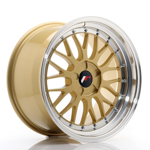 JR Wheels JR23 18x9.5 ET25-48 5H BLANK Oro con borde mecanizado