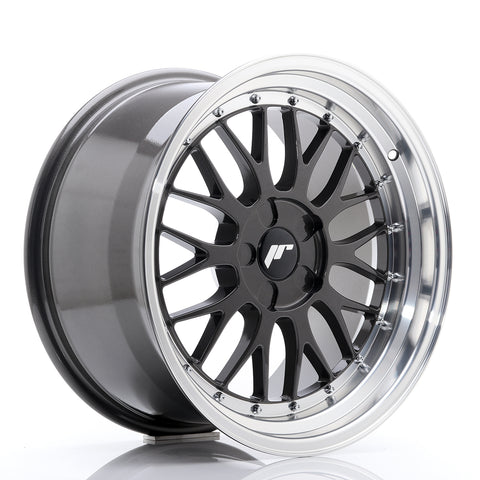 JR Wheels JR23 18x9.5 ET25-48 5H BLANK Hyper Grey con borde mecanizado