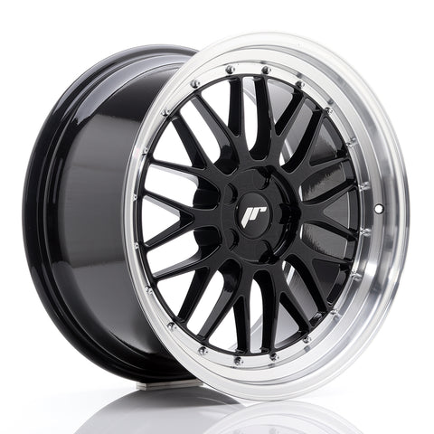 JR Wheels JR23 19x9.5 ET20-48 5H BLANK Negro brillante con borde mecanizado