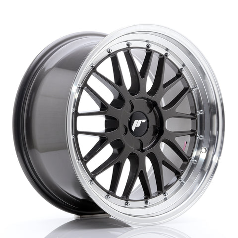 JR Wheels JR23 19x9.5 ET20-48 5H BLANK Hyper Grey con borde mecanizado