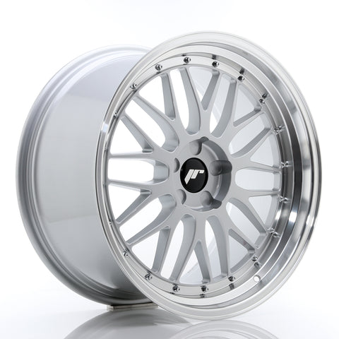 JR Wheels JR23 20x10.5 ET30-43 5H BLANK Hyper Silver con borde mecanizado