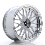 JR Wheels JR23 20x10 ET20-38 5H BLANK Hyper Silver w/Machined Lip