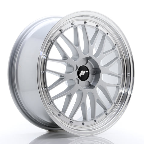 JR Wheels JR23 20x8.5 ET20-45 5H BLANK Hyper Silver con borde mecanizado