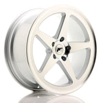 JR Wheels JR24 19x8.5 ET35 5x120 Silver Machined Face