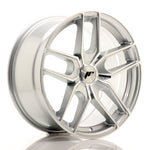 JR Wheels JR25 18x8.5 ET20-40 5H BLANK Cara mecanizada plateada