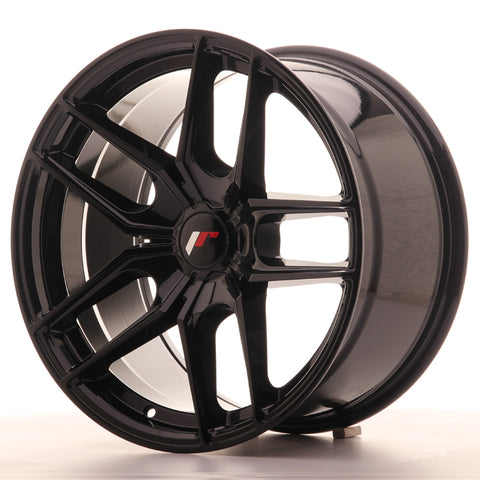 JR Wheels JR25 18x9.5 ET20-40 5H BLANK Negro brillante