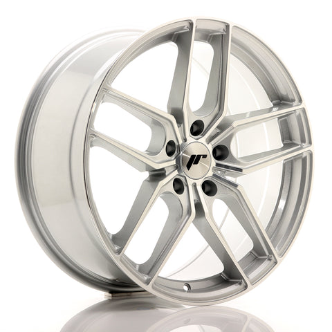 JR Wheels JR25 19x8.5 ET35 5x120 Cara mecanizada plateada