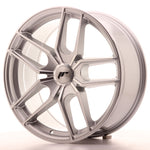 JR Wheels JR25 19x8.5 ET20-40 5H BLANK Cara mecanizada plateada