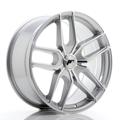 JR Wheels JR25 19x8.5 ET40 5H BLANK Cara mecanizada plateada