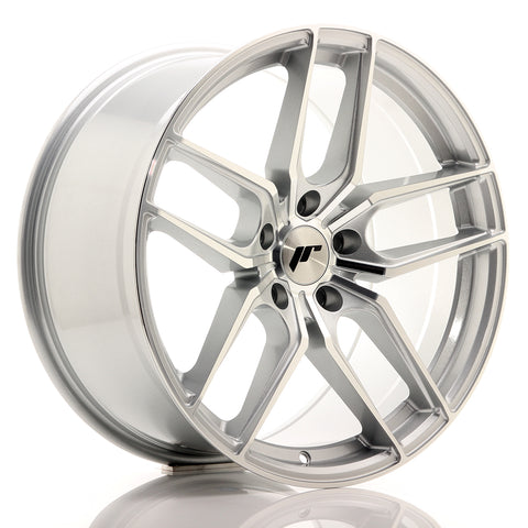 JR Wheels JR25 19x9.5 ET35 5x120 Cara mecanizada plateada