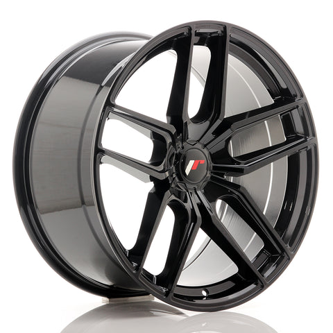 JR Wheels JR25 20x10 ET20-40 5H BLANK Negro brillante