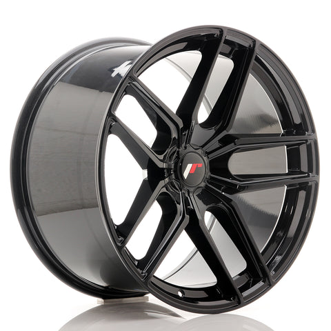 JR Wheels JR25 20x11 ET20-40 5H BLANK Negro brillante