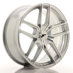 JR Wheels JR25 20x8.5 ET20-40 5H BLANK Cara mecanizada plateada