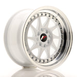 JR Wheels JR26 15x8 ET25 4x100/108 Blanco con Labio Mecanizado