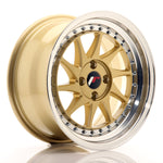 JR Wheels JR26 16x8 ET30 4x100 Dorado con labio mecanizado