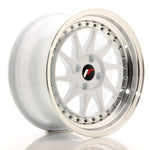 JR Wheels JR26 16x8 ET30 4x100 White w/Machined Lip