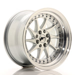 JR Wheels JR26 16x9 ET20 4x100/108 Cara mecanizada plateada