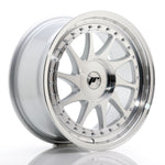 JR Wheels JR26 17x8 ET20-35 BLANK Silver Machined Face