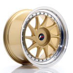 JR Wheels JR26 18x9.5 ET20-40 BLANK Gold w/Machined Lip