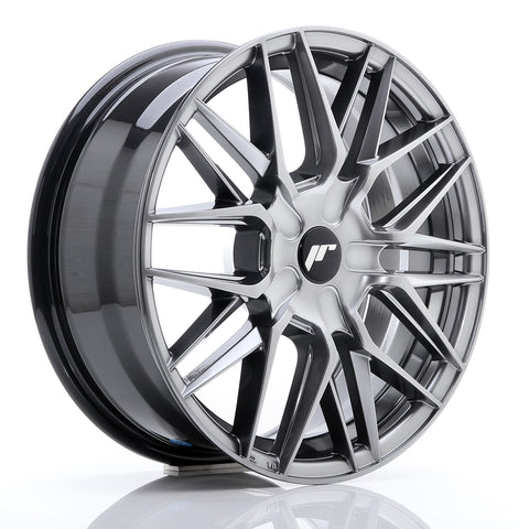 JR Wheels JR28 17x7 ET20-45 BLANK Hyper Black<br/><br/>