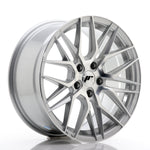 JR Wheels JR28 17x8 ET40 5x114.3 Silver Machined Face