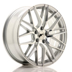 JR Wheels JR28 18x7.5 ET40 5x112 Cara mecanizada plateada