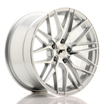 JR Wheels JR28 18x9.5 ET35 5x120 Silver Machined Face